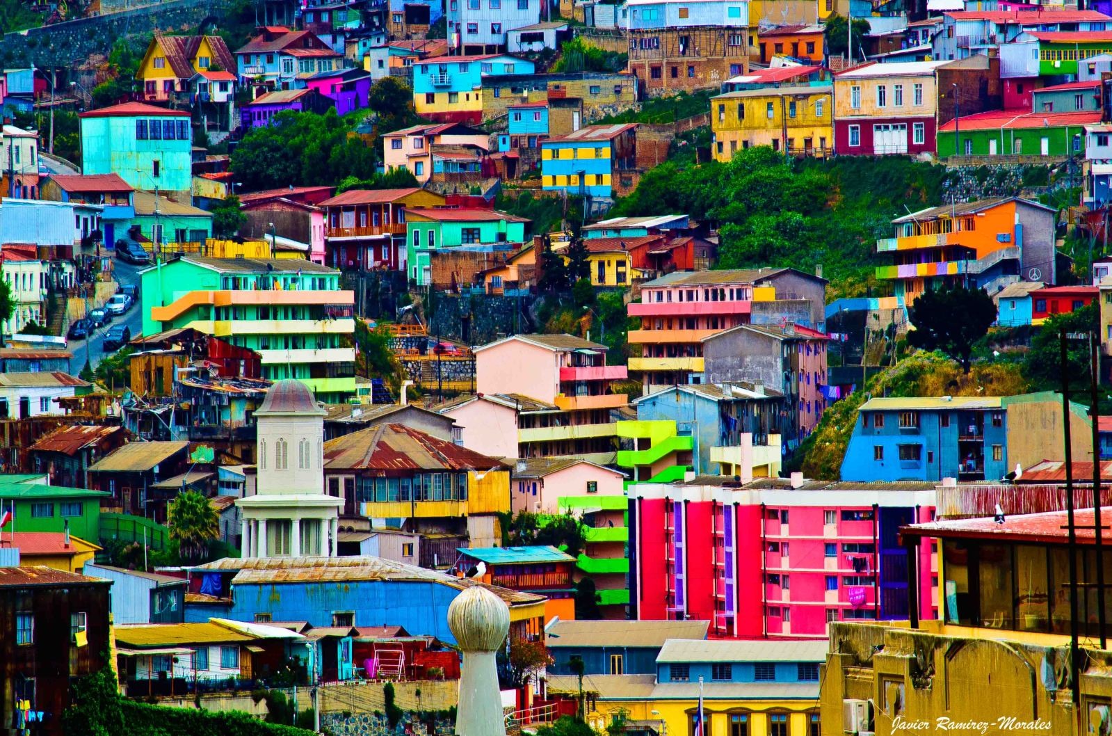 thành phố sắc màu Valparaiso