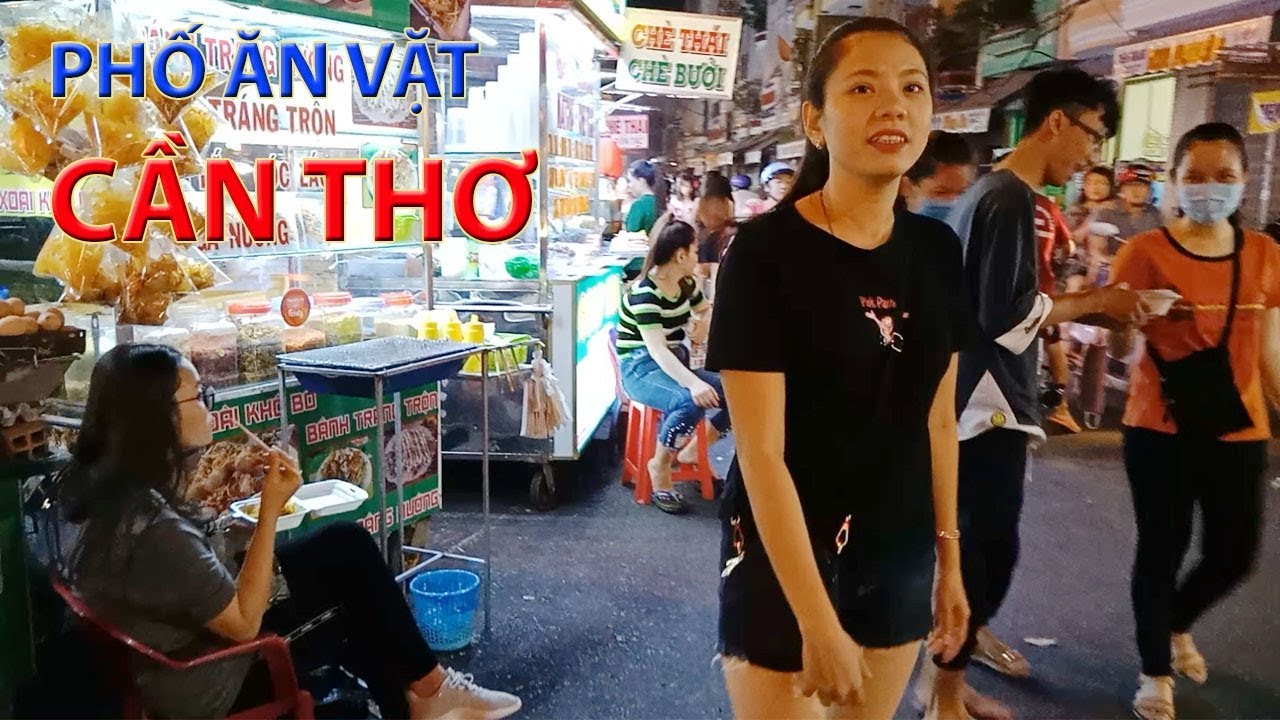 Chợ đêm bến Ninh Kiều là thiên đường ẩm thực cho ai thích ăn uống.