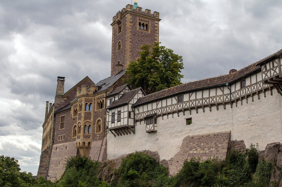 Lâu đài Wartburg ở bang Thuringla