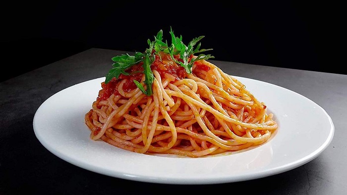 Món mì Spaghetti mang đến hương vị đặc trưng của Ý