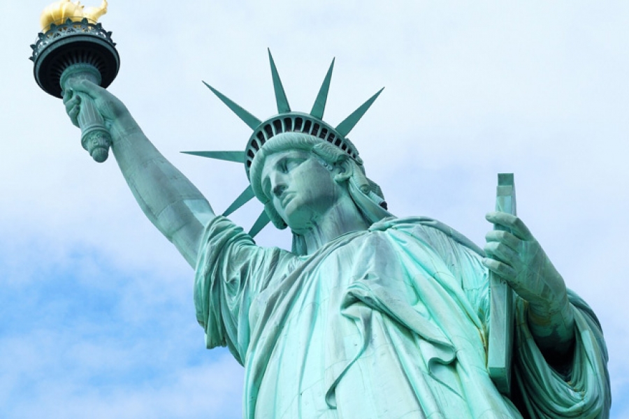 tượng nữ thần tự do biểu tượng của nước Mỹ